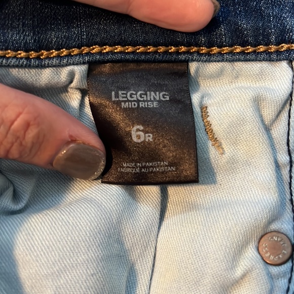 Express mid rise legging jeans - Picture 2 of 2